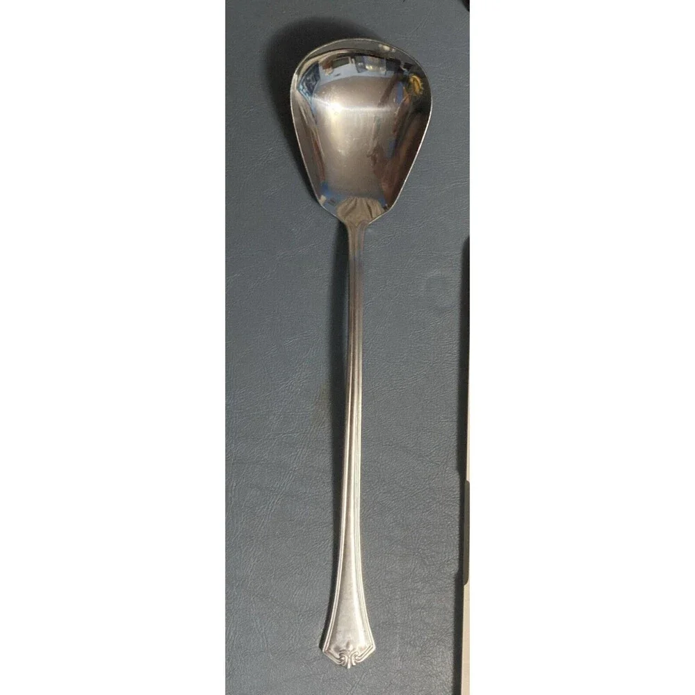 Reed & Barton Churchill Casserole Serving Spoon Stainless 12”